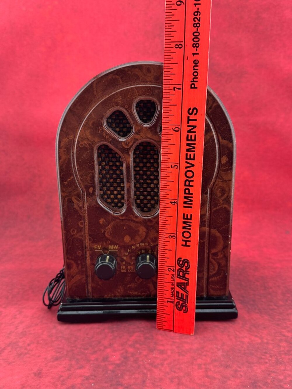 STEEPLETONE NOVELTY TRANSISTOR TABLETOP RADIO CATEDRAL STYLE MODEL: NR-325 - Picture 9 of 11